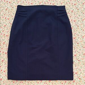 Express Dark Blue Pencil Skirt sz 0